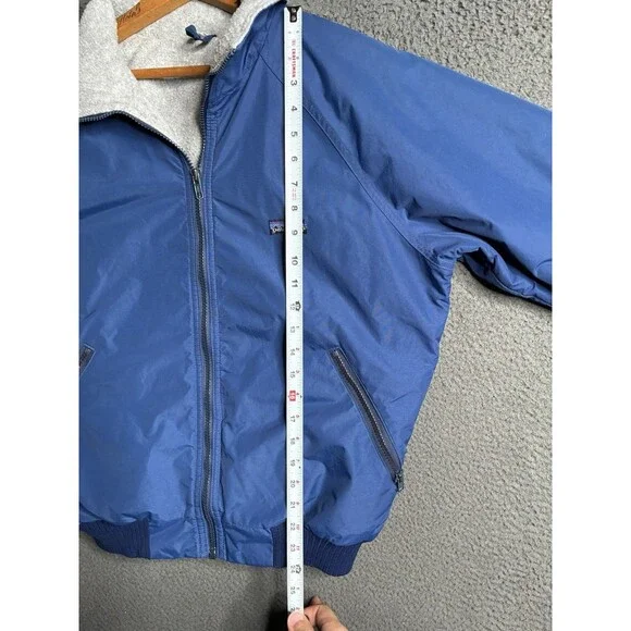 Vtg Patagonia Jacket Medium Fleece Lined Bomber Jacket Full Zip 90s USA Made - Picture 11 of 15